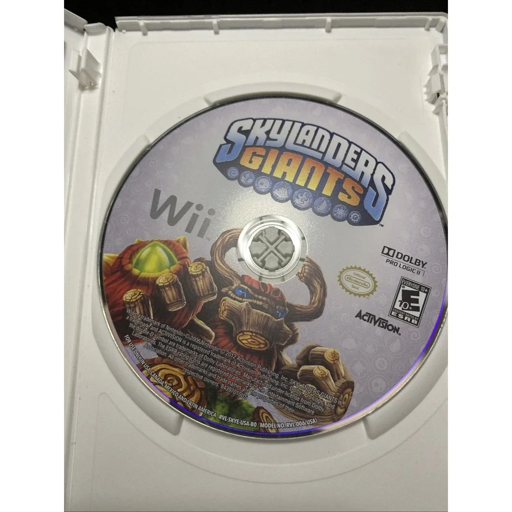 2012 Nintendo Wii Skylanders Giants Game And Case